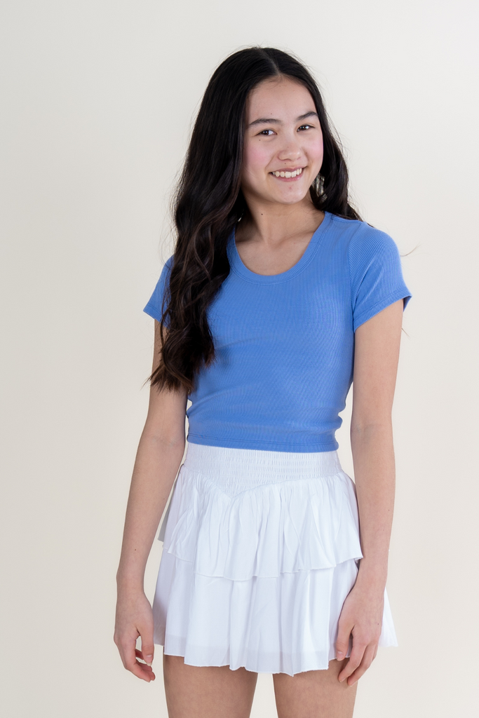 Juniors Brooke Skirt in White by Katie J NYC – Ruth and Naomi
