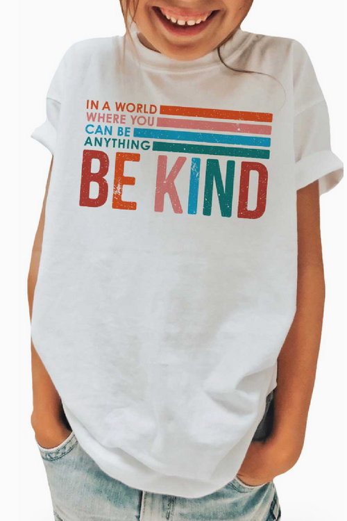 Neon Be Kind Graphic Tee
