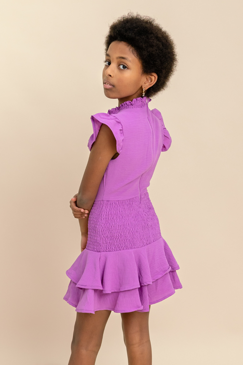 The Selena Dress in Lavender by Miss Behave