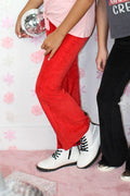 Velvety Soft Flared Pants by Paper Flower