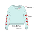 Candy Cane Cutie Sweatshirt by Paper Flower
