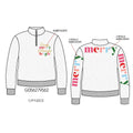 Very Merry Fully Embroidered Sweatshirt by Paper Flower