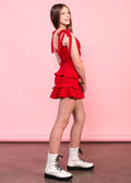 The Meghan Dress in Red by Miss Behave
