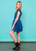 The Sage Dress in Blue by Miss Behave