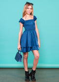 The Sage Dress in Blue by Miss Behave