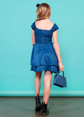 The Sage Dress in Blue by Miss Behave