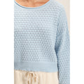 Colette Textured Boat Neck Sweater