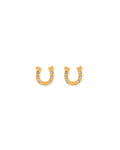 Horseshoe Screwback Stud Earrings