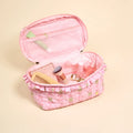 Glam & Go Quilted Cosmetic Bag in Oh So Fancy Pink