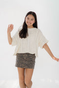 Short Sleeve Knit Sweater Top