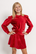 The Peyton Top in Red by PLEAT
