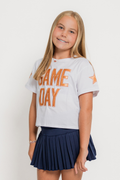 Game Day Shimmer Applique Boxy Tee