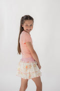 Katie J NYC Girls Livi Tee in Apricot Blush