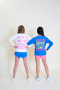 Meet Me At The Beach Oversized Sweatshirt