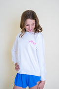 Meet Me At The Beach Oversized Sweatshirt