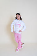 Pretty in Pink Bows Sweatshirt Tween