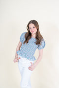 The Cora Top in Meadow by PLEAT