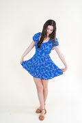 Juniors Delilah Dress in Floral Cascade by Katie J NYC