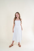 Tween Ivy Dress in White by Katie J