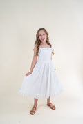 Tween Ivy Dress in White by Katie J