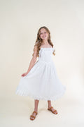 Tween Ivy Dress in White by Katie J