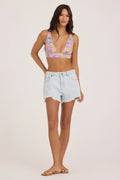 Ocean Drive Boxy Denim Shorts