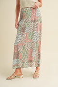 Bradyn Patchwork Maxi Skirt