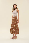 Lorrie Floral Midi Skirt