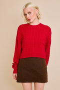 Sasha Cable Knit Sweater