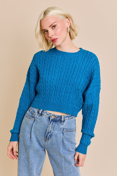 Sasha Cable Knit Sweater