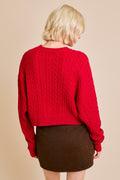 Sasha Cable Knit Sweater