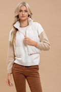 Parker Cropped Puffer Vest