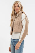 Parker Cropped Puffer Vest