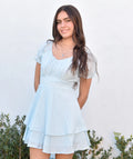 Juniors Delilah Gauze Dress by Katie J NYC