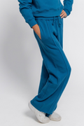 Wide Leg Raw Seamed Joggers by TENLY