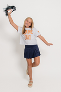 Game Day Shimmer Applique Boxy Tee