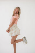 Katie J NYC Juniors Bianca Skirt in Vintage Wildflower