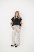 Lindsey Polka Dot Twill Pant