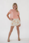 Katie J NYC Girls Bianca Skirt in Vintage Wildflower