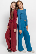 Rib Raglan Longsleeve Top by TENLY