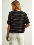 Cammy Stripe Linen Top
