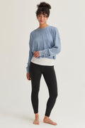 Libby Ribbed Long Sleeve Crop Sweater