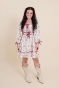 The Abby Flower Mini Dress