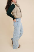 Nori Light Wash Stretch Wide Leg by HIDDEN