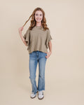 Happi 27" inseam High Waist Frey Crop Flare By HIDDEN
