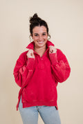 Snow Washed Long Sleeve Pullover