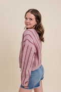 The Amber Striped Cardigan