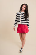 Mia Striped Cardigan