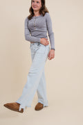 Nori Super Light Wash Wide Leg