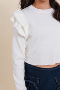 Juniors Isla Long Sleeve Top by Katie J